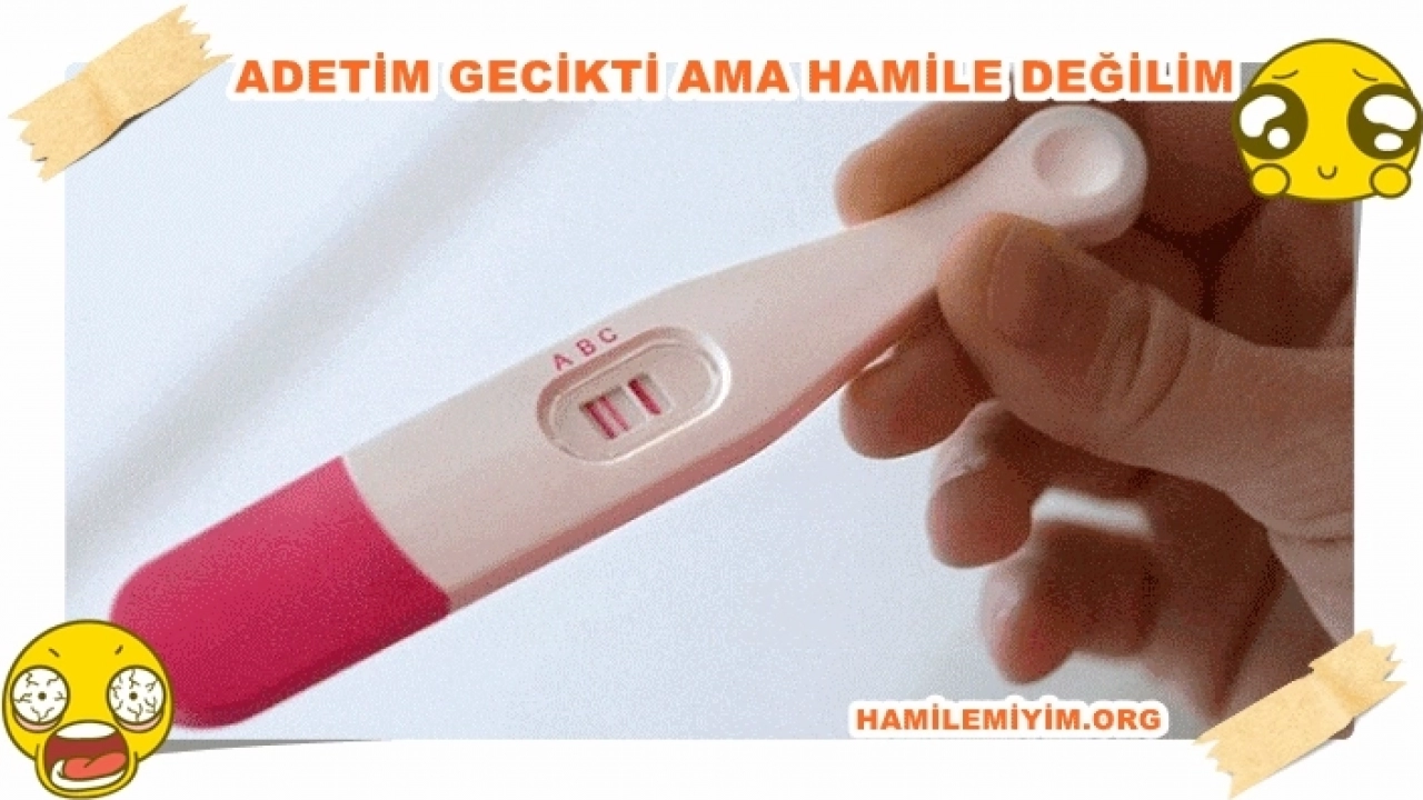 Adetim Gecikti ama hamile değilim ne yapmalıyım ?