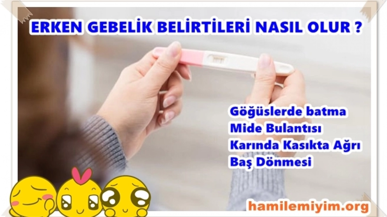 Erken gebelik belirtileri Kadınlar Kulübü Hamilemiyim'de