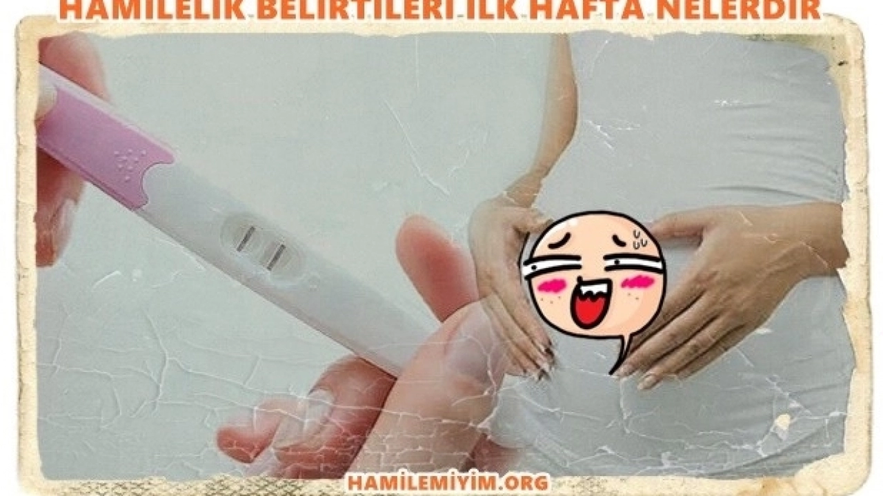 Hamilelik Belirtileri İlk Hafta Nelerdir Biliyor musunuz ?