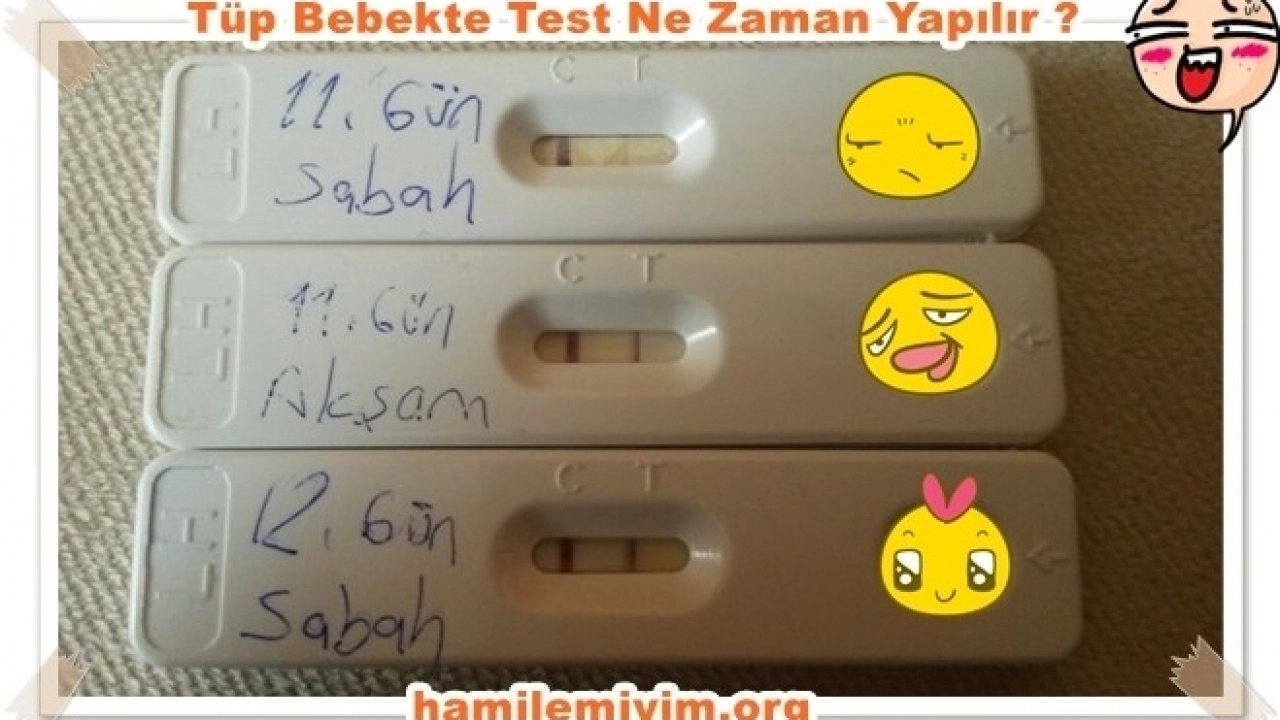 Tüp bebekte gebelik testi (hamilelik) testi ne zaman yapılır?