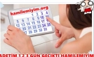 Adetim 1 2 3 4 5 6 7 gün geçti hamilemiyim ?