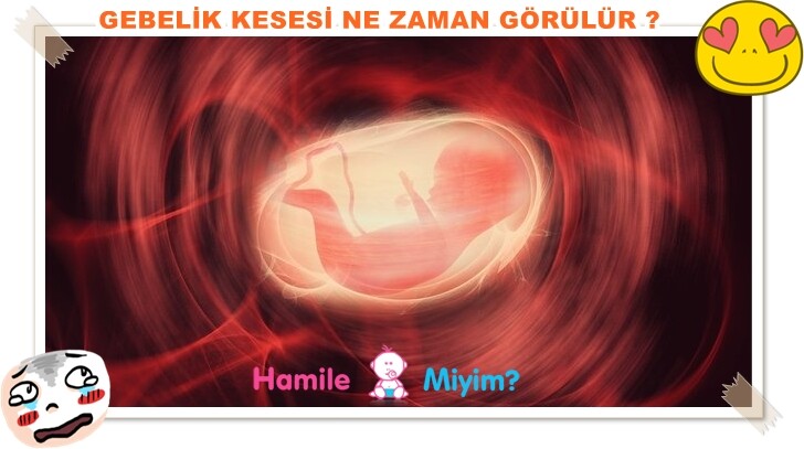 gebelik kesesi ultrasonda ne zaman görülür