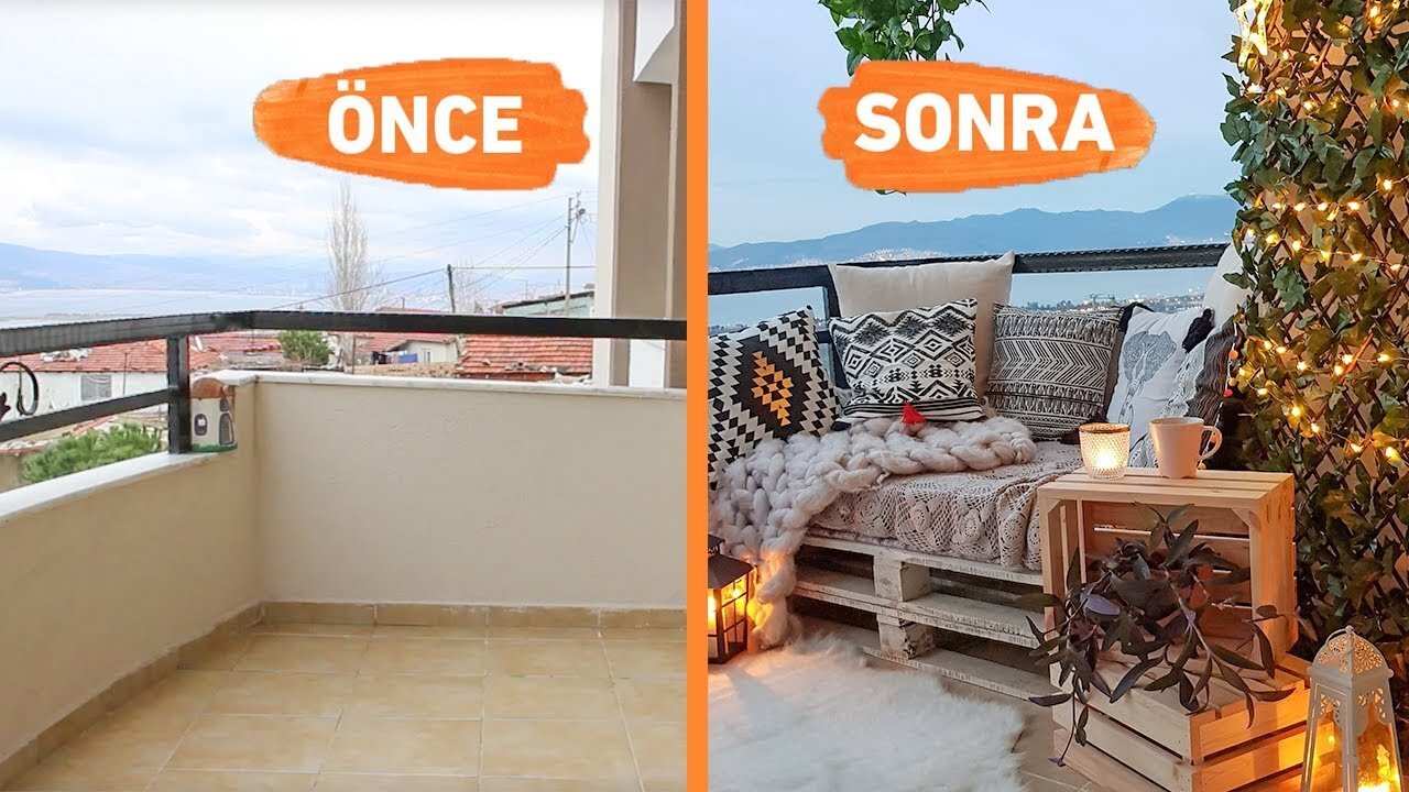 Küçük Büyük Balkon dizaynı ( Balkon tasarımları ) Kadınlar Kulübü